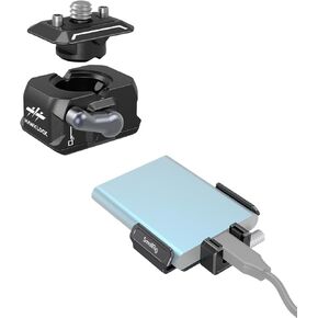 SMALLRIG Bundle SSD Mount Bracket SSD Holder Hawklock Quick Release Plate