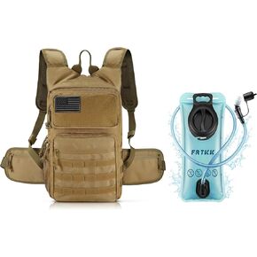 Hydration Backpack with 2L TPU Hydration Bladder, Lightweight Insulation Hydration Pack for Cycling, Hiking, Running, Climbing, Hunting, Biking