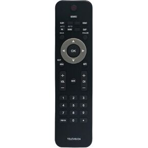 Replacement Remote fit for Philips TV 46PFL3705D/F7 40PFL4707/F7 40PFL4707 50PFL3707/F7 50PFL3707 40PFL3505D/F7 19PFL4505D/F7 26PFL4507/F7 22PFL4507/F7 42PFL3704D/F7 32PFL3514D/F7 32PFL3504D/F7
