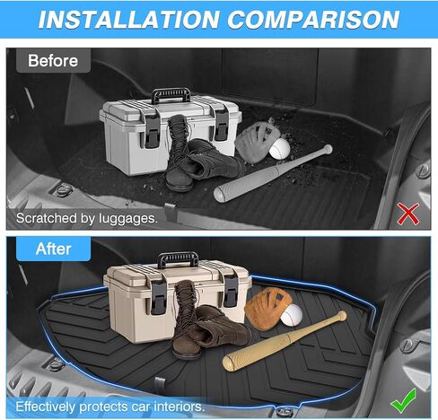 Powerty Fit for Trunk Mat Buick Encore 2013-2022 / Chevrolet Trax 2014-2023 All Weather TPO Rear Cargo Liner in Saudi Arabia