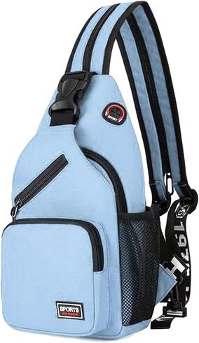 Cross Body Bag Sling Backpack Bag,Crossbody Bag Chest Bag Casual Daypacks with Belt Waist Pack for Women Man in Kuwait
