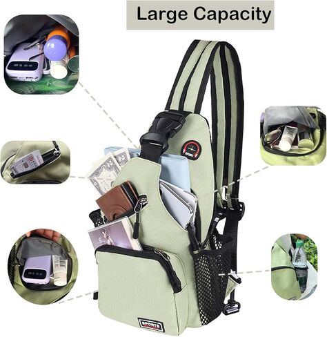 عبور حقيبة فتح حقيبة الظهر ، حقيبة صدر كروسة حقيبة صدر غير رسمية مع حزمة الخصر الحزام للنساء رجل in Kuwait