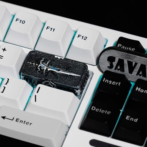 Artisan Keycaps Anime Keycaps Gaming Keycaps Resin Keycaps ESC Keycap Sword Keycaps, Armor Keycaps; Dragon keycaps for MX Switch Mechanical Keyboard (Sword Keycap-02) in Saudi Arabia