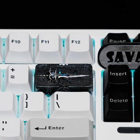 Artisan Keycaps Anime Keycaps Gaming Keycaps Resin Keycaps ESC Keycap Sword Keycaps, Armor Keycaps; Dragon keycaps for MX Switch Mechanical Keyboard (Sword Keycap-02) in Saudi Arabia