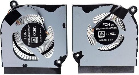 DC5V Replacement CPU Cooling Fans for Acer Predator Helios 300 PH315-53 (2020) AN515-44 A515-45 AN515-55 AN517-41 AN517-52 AN517-54 AN715-52 Series in Saudi Arabia