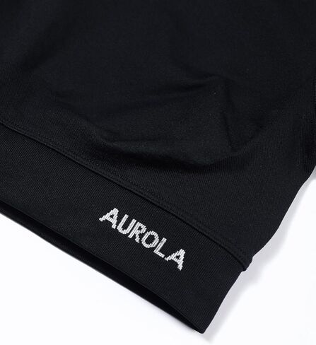 AUROLA Influence Crop Top Workout Shirts for Women, Ultra-Soft Seamless Gym T Shirts Short Sleeve Running Workout Tops in Kuwait