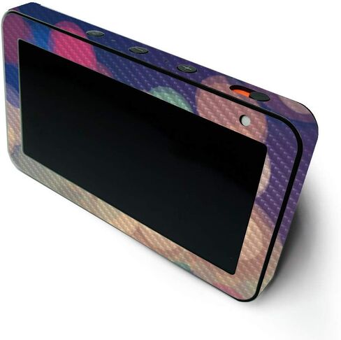 MightySkins Carbon Fiber Skin for Amazon Echo Show 5 (Gen 1 & Gen 2) - Acid | Durable Textured Carbon Fiber Finish | Easy to Apply and Change Style | Made in The USA in Saudi Arabia
