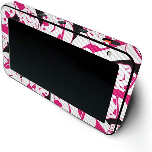 MightySkins Carbon Fiber Skin for Amazon Echo Show 5 (Gen 1 & Gen 2) - Acid | Durable Textured Carbon Fiber Finish | Easy to Apply and Change Style | Made in The USA in Saudi Arabia