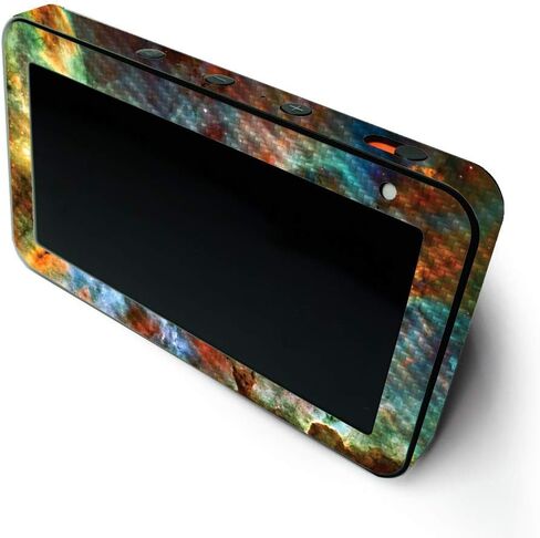 MightySkins Carbon Fiber Skin for Amazon Echo Show 5 (Gen 1 & Gen 2) - Acid | Durable Textured Carbon Fiber Finish | Easy to Apply and Change Style | Made in The USA in Saudi Arabia
