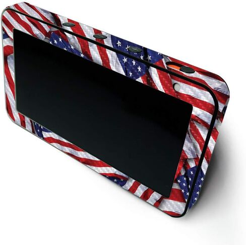 MightySkins Carbon Fiber Skin for Amazon Echo Show 5 (Gen 1 & Gen 2) - Fun Guns | Durable Textured Carbon Fiber Finish | Easy to Apply and Change Style | Made in The USA in Saudi Arabia