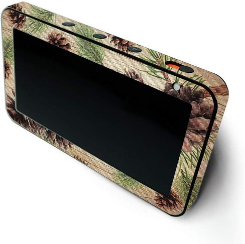 MightySkins Carbon Fiber Skin for Amazon Echo Show 5 (Gen 1 & Gen 2) - Fun Guns | Durable Textured Carbon Fiber Finish | Easy to Apply and Change Style | Made in The USA in Saudi Arabia