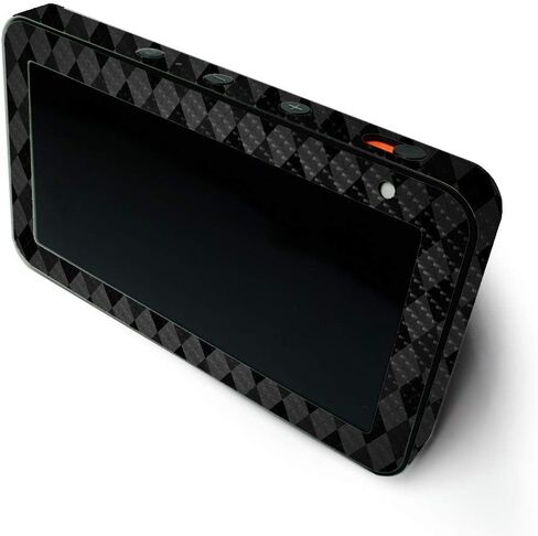 MightySkins Carbon Fiber Skin for Amazon Echo Show 5 (Gen 1 & Gen 2) - Eyes and Teeth | Durable Textured Carbon Fiber Finish | Easy to Apply and Change Style | Made in The USA in Saudi Arabia