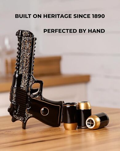 Tequila Decanter Set 17 Oz With Shot Glasses - Regalos Para Hombre - Whiskey Gifts for Men - Cool Liquor Alcohol Present for Dads - Unique Birthday Gift Ideas for Men Brother - Bar Decor for Home in Saudi Arabia