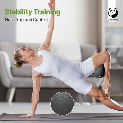 Slim Panda Pilates Ball,9 Inch Small Exercise Ball, Therapy Ball, Core Ball, Mini Yoga Ball for Pilates, Balance, Stability, Workout, Core Training and Physical Therapy in Kuwait