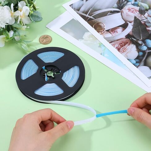 GORGECRAFT 6.56 Yards Caulk Strip 1/3" Self Adhesive Silver Bathroom Corner Ceramic Tile Caulking Gap Tape Moulding Trim Strips Decorative Sealing Sealant Tape for Stove Sink Toilet Bathtub Wall Edge in Saudi Arabia
