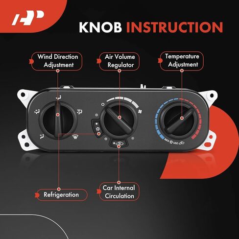 A-Premium A/C Heater Air Conditioning Switch Control Module Compatible with Jeep JL Series Wrangler 2007 2008 2009 2010 in Saudi Arabia