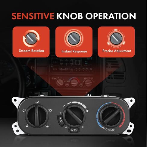 A-Premium A/C Heater Air Conditioning Switch Control Module Compatible with Jeep JL Series Wrangler 2007 2008 2009 2010 in Saudi Arabia