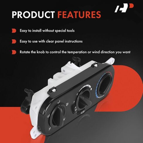 A-Premium A/C Heater Air Conditioning Switch Control Module Compatible with Jeep JL Series Wrangler 2007 2008 2009 2010 in Saudi Arabia