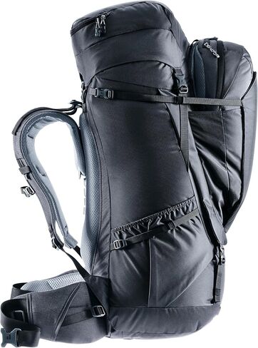 Deuter Voyager 65+10 حقيبة تحمل على الظهر ، الأسود in Saudi Arabia