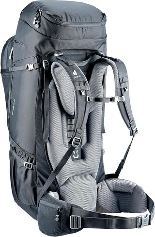 Deuter Voyager 65+10 حقيبة تحمل على الظهر ، الأسود in Saudi Arabia