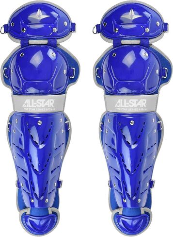 All-Star Top Star Series Leg Guards - Scarlet Red, 13.5", Ages 9-12 - Baseball Accessories, Baseball Equipment Kit in Kuwait