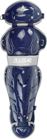 All-Star Top Star Series Leg Guards - Scarlet Red, 13.5", Ages 9-12 - Baseball Accessories, Baseball Equipment Kit in Kuwait