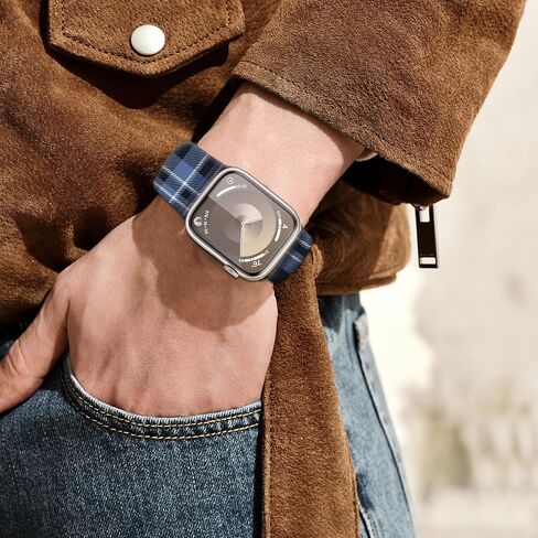 شاهد نطاقًا متوافقًا مع Apple Watch 38mm 40mm 41mm 42mm 44mm 45mm 45 مم معصم سيليكون ناعم الاستعاش بديل مع مشبك كلاسيكي لسلسلة Iwatch Se 8 7 6 5 4 3 2 1 utral للنساء in Kuwait