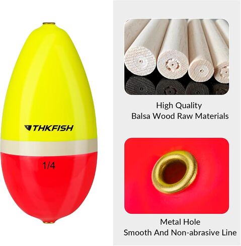 THKFISH Fishing Bobbers Tackle Kit, 35PCS Slip Bobbers Kit with Swimbait Jig Heads, Plastic Fishing Beads, Weight Swivel, Freshwater Fishing Gift for Men, for Crappie Catfish Trout Bass Fishing in Saudi Arabia
