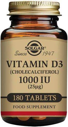 Solgar Vitamin D3 (Cholecalciferol) 55 mcg (2200 IU), 100 Vegetable Capsules - Helps Maintain Healthy Bones & Teeth - Immune System Support - Non-GMO, Gluten Free, Dairy Free, Kosher - 100 Servings in Kuwait