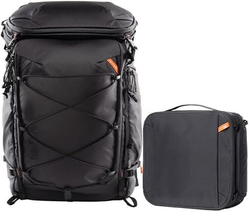 PGYTECH OnePro Flex Backpack 40L+Camera Insert Bag L, Fits DSLR/SLR/Mirrorless Cameras/Lenses and Other Gear, Lightweight Outdoor Hiking Bundle for Photography, Travel Bag with Laptop Compartment in Saudi Arabia