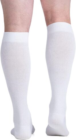 EvoNation Men & Women Knee High 15-20 mmHg Graduated Compression Cotton Socks – Moderate Pressure Compression Garment in Kuwait