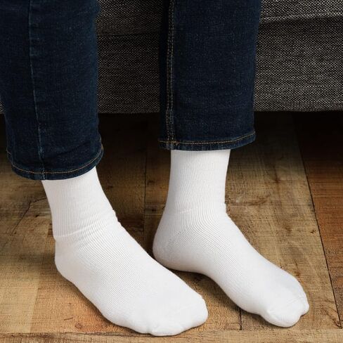 EvoNation Men & Women Knee High 15-20 mmHg Graduated Compression Cotton Socks – Moderate Pressure Compression Garment in Kuwait