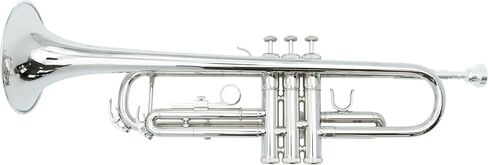 Gold Copper Trumpet with Phosphor Copper Leadpipe.Student/School Bb Trumpet .7C Mouthpiece,Cloth,Gloves,ABS Hard Shell BbTrumpet Case. (Black) in Kuwait