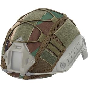 Helmet Cover, Tactical Cloth Cover for BJ/PJ/MH Airsoft Paintball Fast Bump Helmet- Enhanced Protection for Helmets in Size M/L