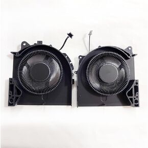 Fleshy Leaf CPU+GPU Cooling Fan Replacement for DELL Alienware m17 R5 M17R5 2022 Laptop 5K2203YGAM 5K22049AD7 MG75091V1-C080-S9A MG75091V1-C090-S9A 12V Fan
