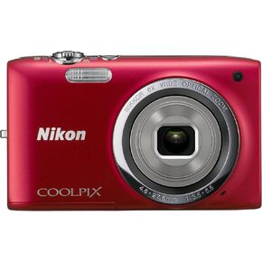 Nikon COOLPIX S2700 16 MP Digital Camera with 6x Optical Zoom and 720p HD Video (Red) (Renewed)