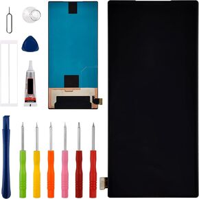 [US Version] Vvsialeek New LCD Touch Screen Digitizer Assembly for ZT-E Nubia Red Magic 9 Pro & Red Magic 9S Pro [6.8 inch] with Technical Repair Tools Kit- Fingerprint Function