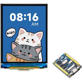 ESP32-S3 2inch Display Development Board, 240×320 Pixels IPS Screen, 32-bit LX7 Dual-Core Processor, Supports W-i-F-i & Blue-Too-th, Support OV2640 / 0V5640 Camera Module (Not Include)