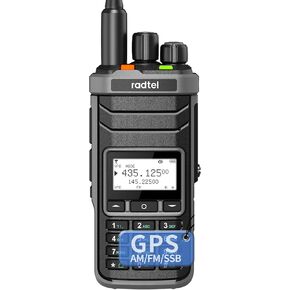 RADTEL RT-860G GPS الإصدار متعدد النطاق HAM RADIO HF UHF VHF Dual Band مع AM USB LSB CW CB LW