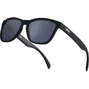 Polarized Sports Sunglasses for Women Men Running Retro Trendy Sun Glasses UV400 Protection Tangle Free