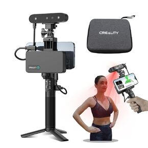 Creality CR-Scan Raptor 3D Scanner for 3D Printing Handheld Scanner with 0.02mm Accuracy Industrial Blue Light,Anti-Shake Tracking Up to 60FPS Scanning Speed for 5-2000mm Objects for Windows Mac