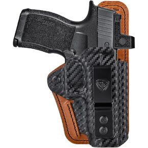 Comfort Holsters P365 IWB Appendix Carry Holster - Kydex Leather Hybrid, Red Dot Optic Cut