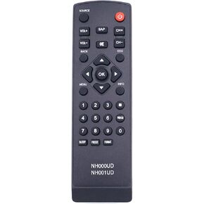 New Nh000ud Nh001ud Remote Control Replacment for Sylvania Emerson TV Lc260em2 Lc320em2 Rlc320em1 Lc220em1 Rlc220em1 Lc401em3f Lc320em3f Rlc370em2 Lc370em2 Rlc320em2f Rlc320em2 Lc401em2f Lc401em2