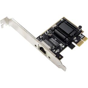 IO CREST Single Port Gigabit Ethernet PCI-e x1 Intel I211 Controller Card (SY-PEX24067)