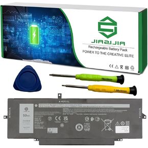 47XV3 Laptop Battery Replacement for Dell Latitude 9330 Series Notebook 0GK1M0 GK1M0 Black 11.55V 50Wh 4113mAh