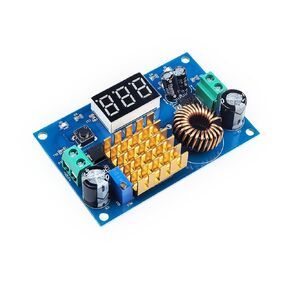 محول دفعة العاصمة إلى DC ، وحدة منظم الجهد القابل للتعديل لأعلى وحدة إدخال DC 4-35V إلى إخراج DC 5-45V ، وحدة محول التعزيز الرقمي XH-M411 للألواح الشمسية للمعدات الكهربائية
