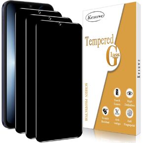 Kesuwe [3 Pack] Privacy Screen Protector for Samsung Galaxy A26 5G, Anti Spy, Anti Scratch, Bubble Free, 9H Hardness, Ultra Resistant, HD Clear, Case Friendly