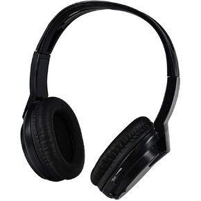 Audiovox HP1 Wireless Headphones Single Channel Ir Faux Leather Ear Piece 2-aaa Included
