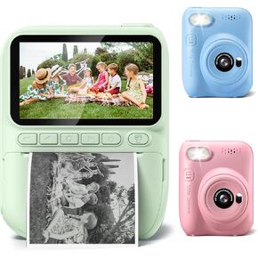 Kids Camera Instant Print, 3.0" HD 1080P Digital Video Cameras with 3 Rolls of Printer Paper for Toddler, Birthday Gifts Toy for 3 4 5 6 7 8 9 10 Year Old Girls Boys, 3 Pack