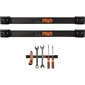 12" Magnetic Tool Holder Strip - A Tool Magnet Bar for Garage Organization, Shop Organization, and Workbench Accessories, Best Father's Day Gift, Easy To Install in Workshop, Mounting Screws Included.